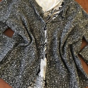 Sweet Sparkle Open Lightweight Cardigan